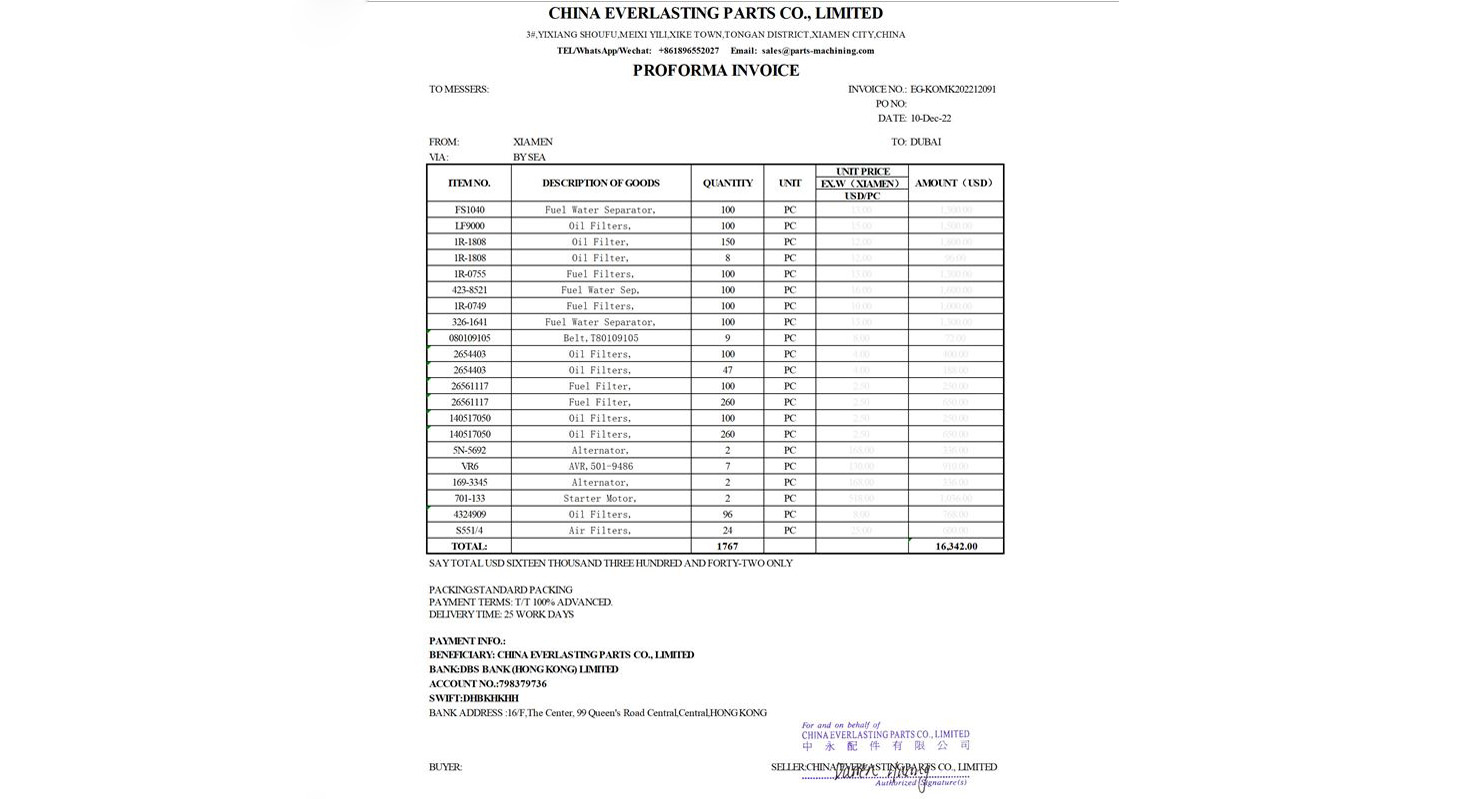 Commandes de Dubaï